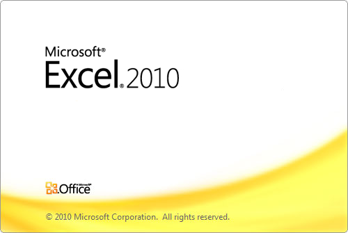 Excel 2010 Splash Page (2010)